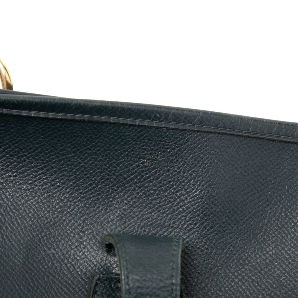 Hermes Navy Courchevel Leather Shoulder Bag (Pre-Owned)