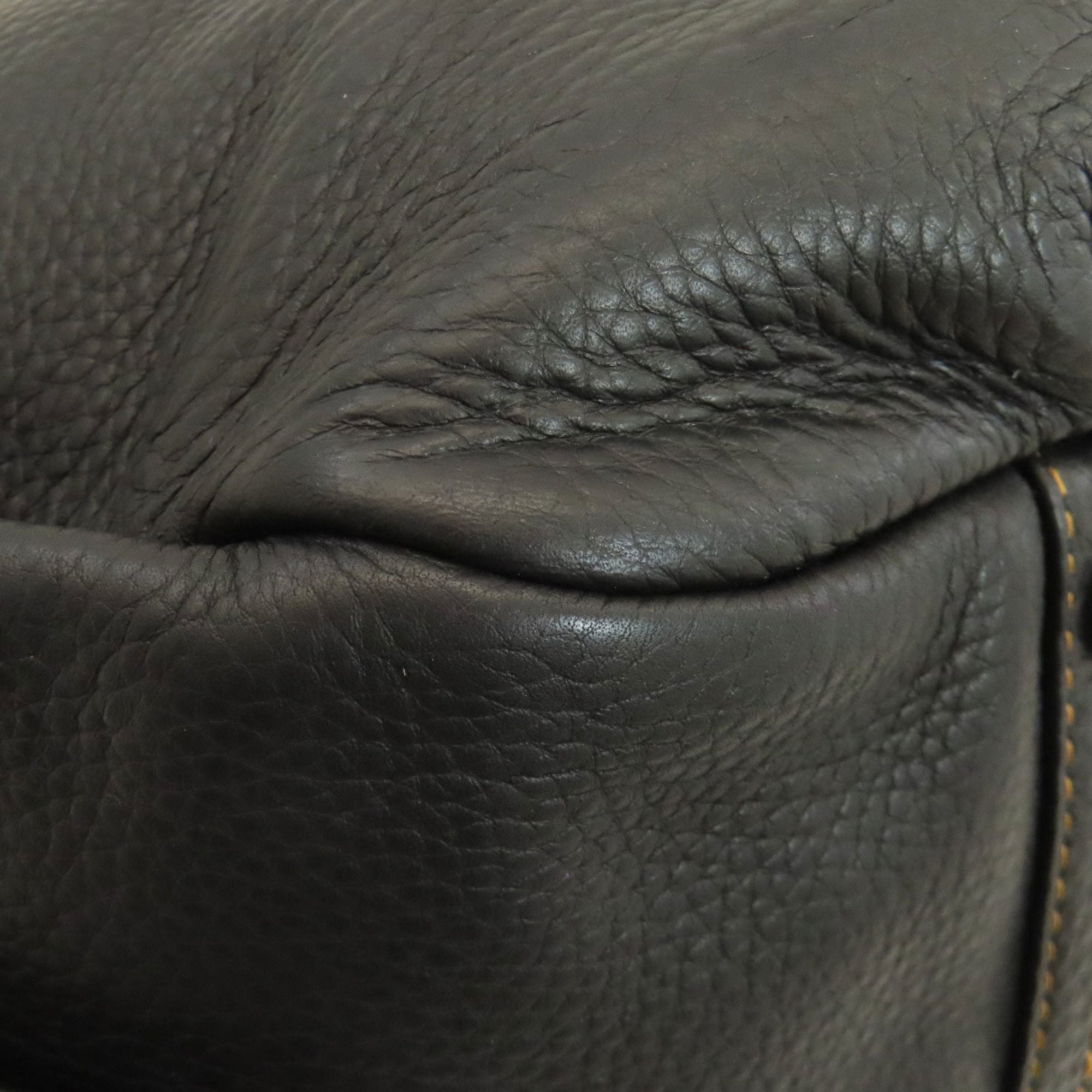 Coach Black Leather Tote Bag (Pre-Owned)