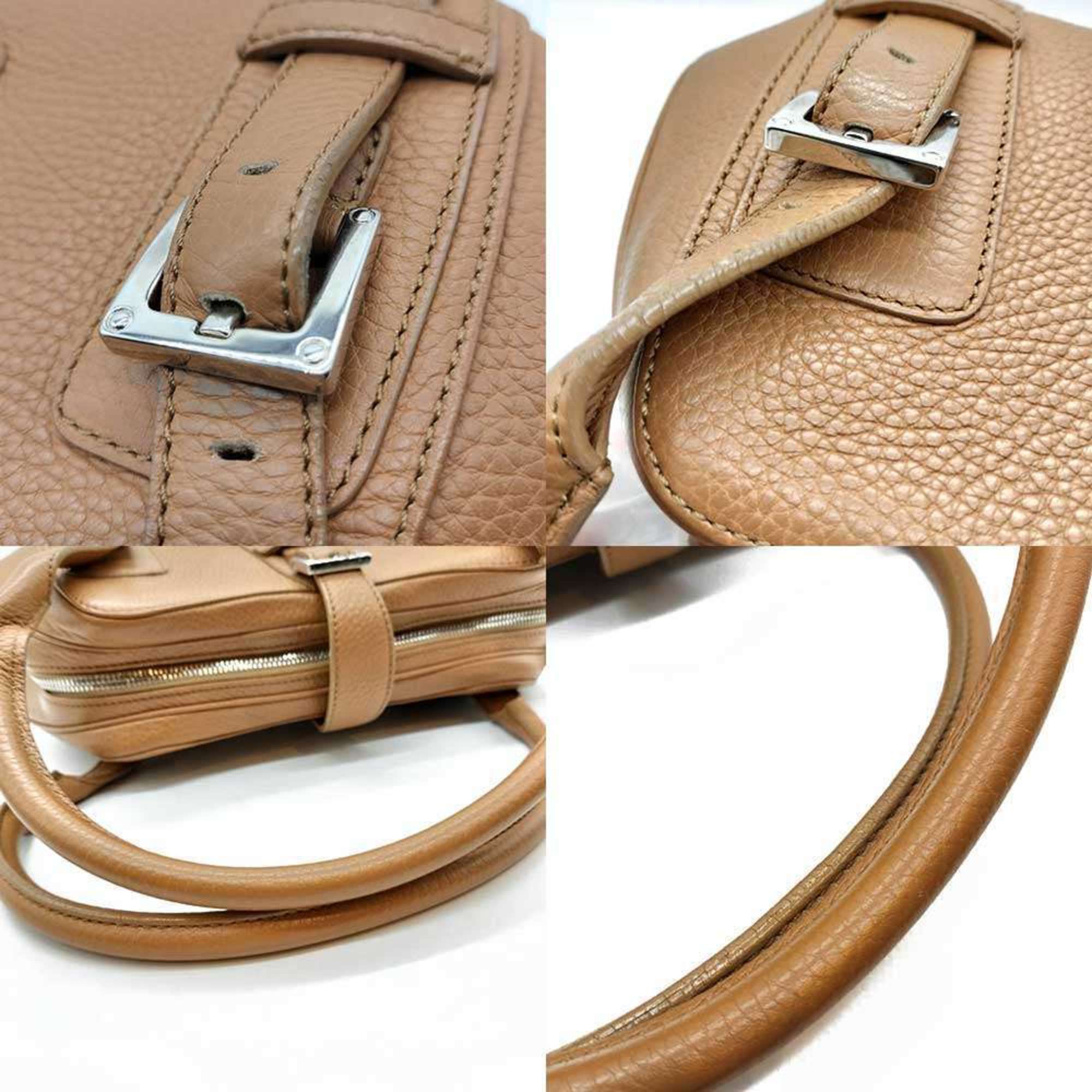 Loewe Senda Brown Leather Handbag (Pre-Owned)