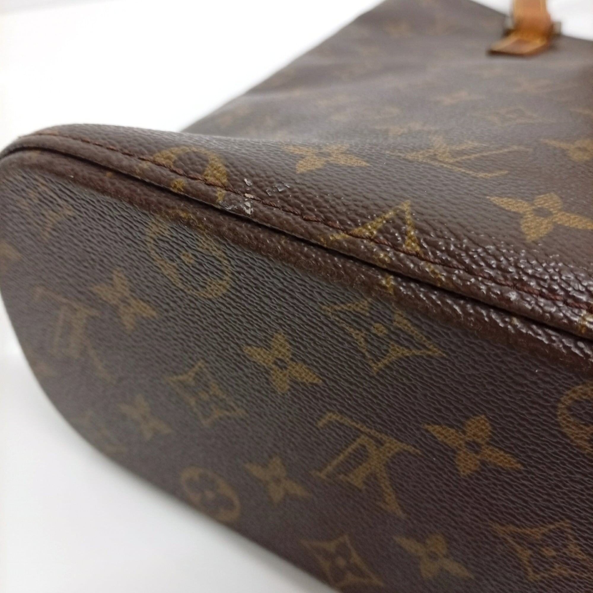 Louis Vuitton Brown Monogram Shoulder Bag Tote Bag (Pre-Owned)