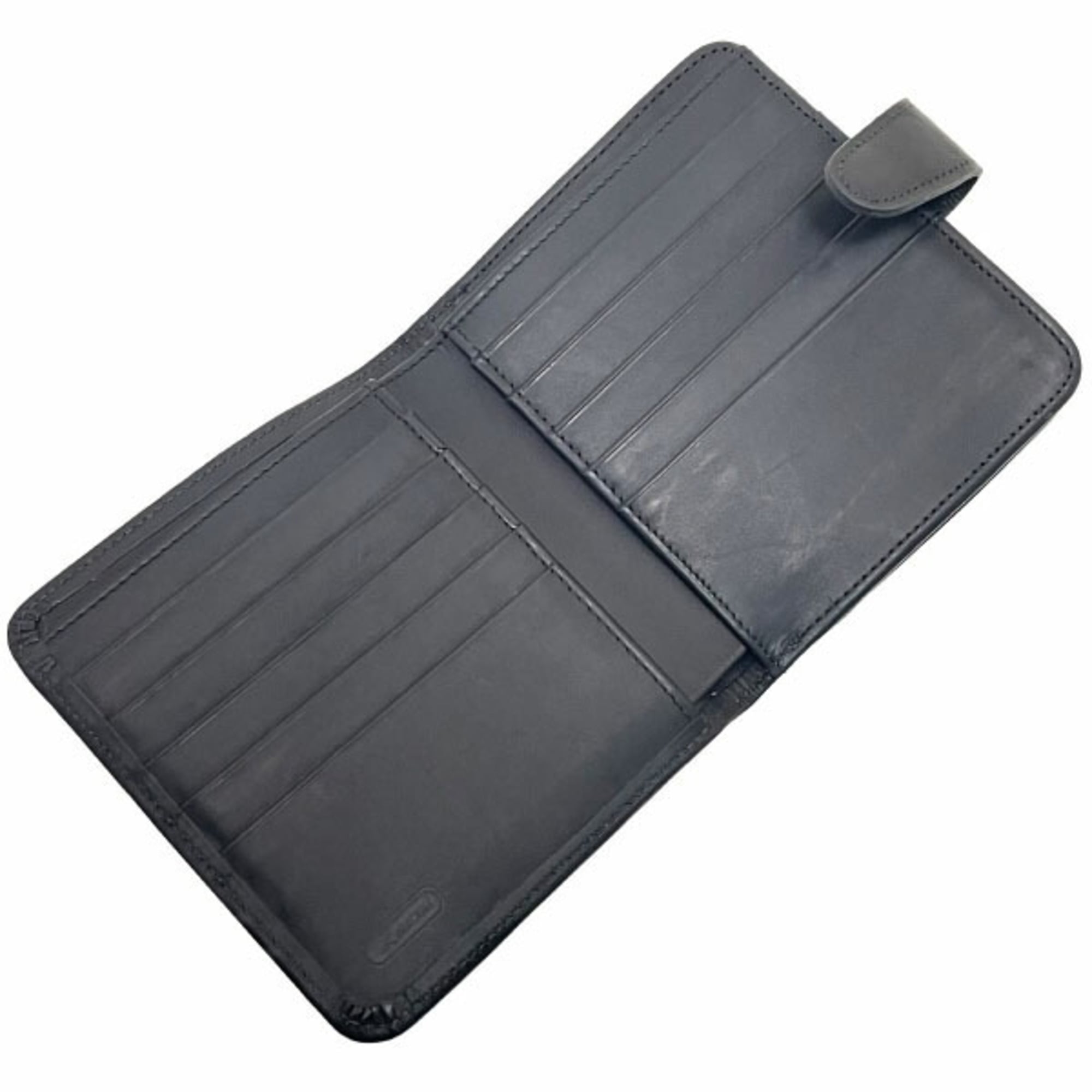Coach Black Leather Wallet (Bi-Fold) (Pre-Owned)
