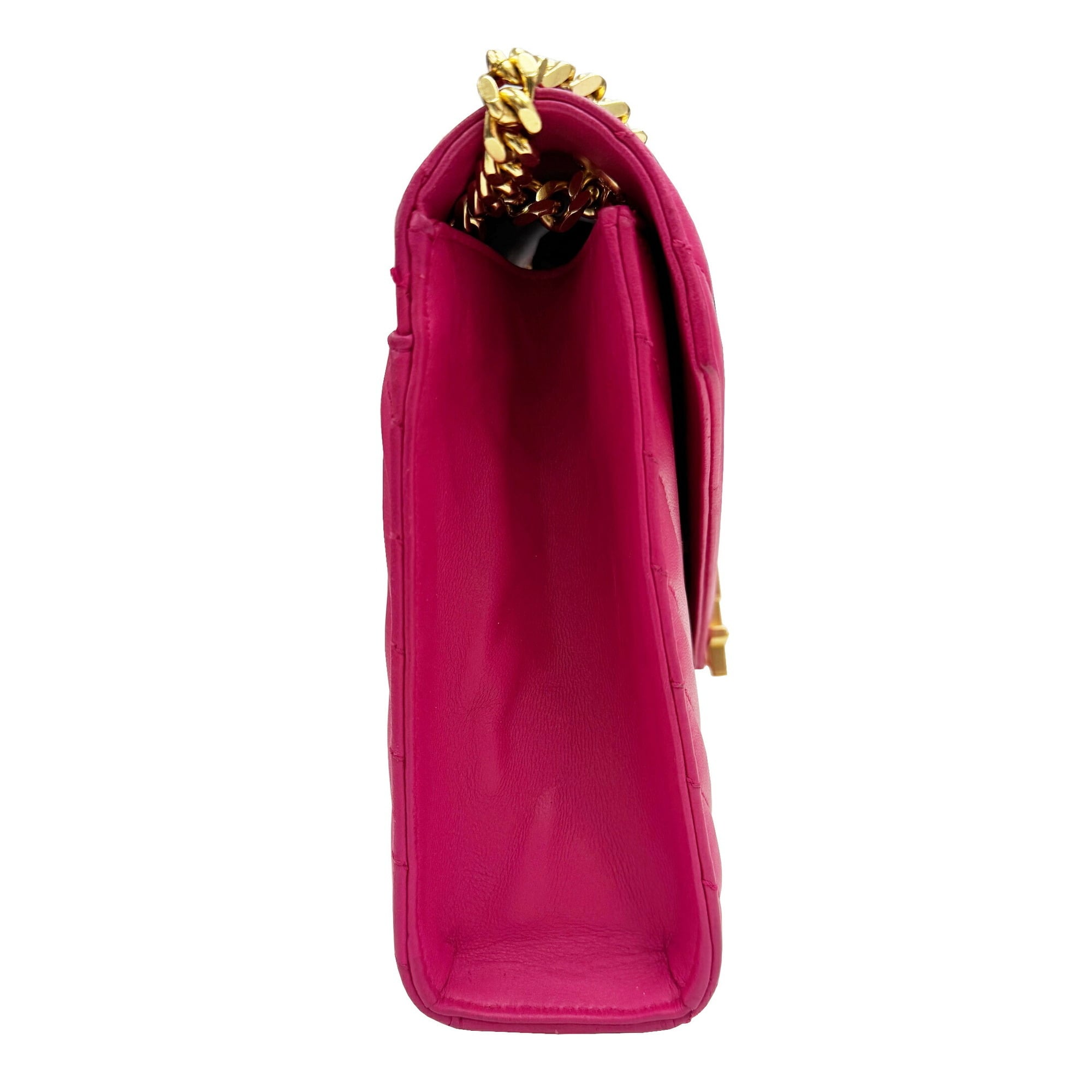 Yves Saint Laurent Pink Leather Shoulder Bag (Pre-Owned)