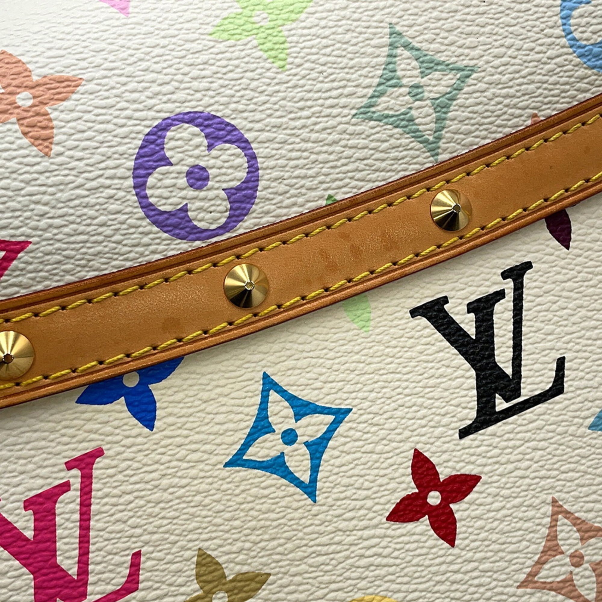 Louis Vuitton Monogram Multicolore Blanc Monogram Multicolore Shoulder Bag (Pre-Owned)