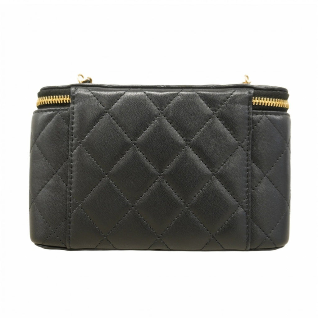 Chanel Black Leather Shoulder Bag (Pre-Owned)