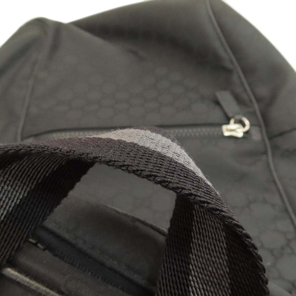 Gucci Black Canvas Backpack (Pre-Owned)