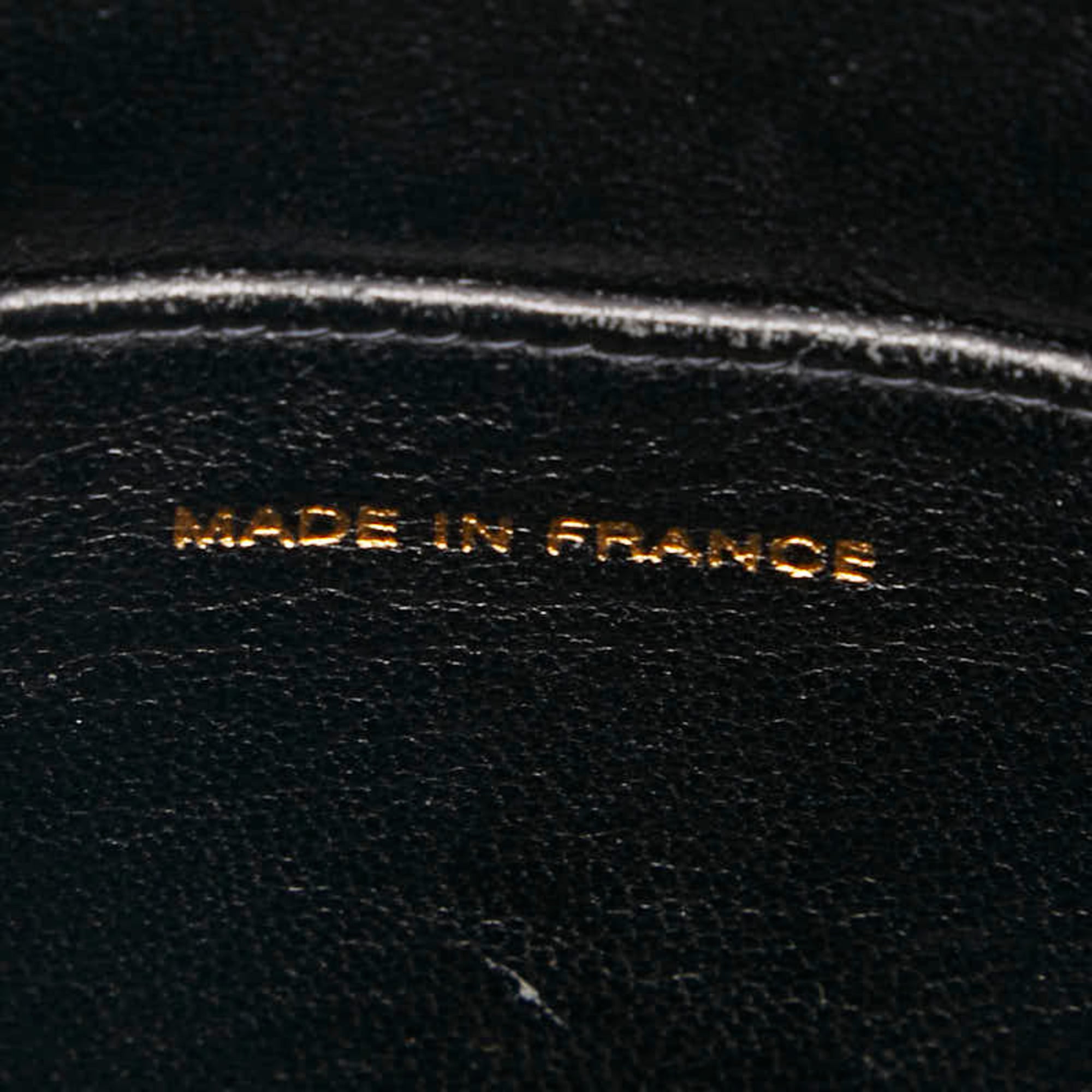 Chanel Black Grained Calfskin Tote Bag (Pre-Owned)