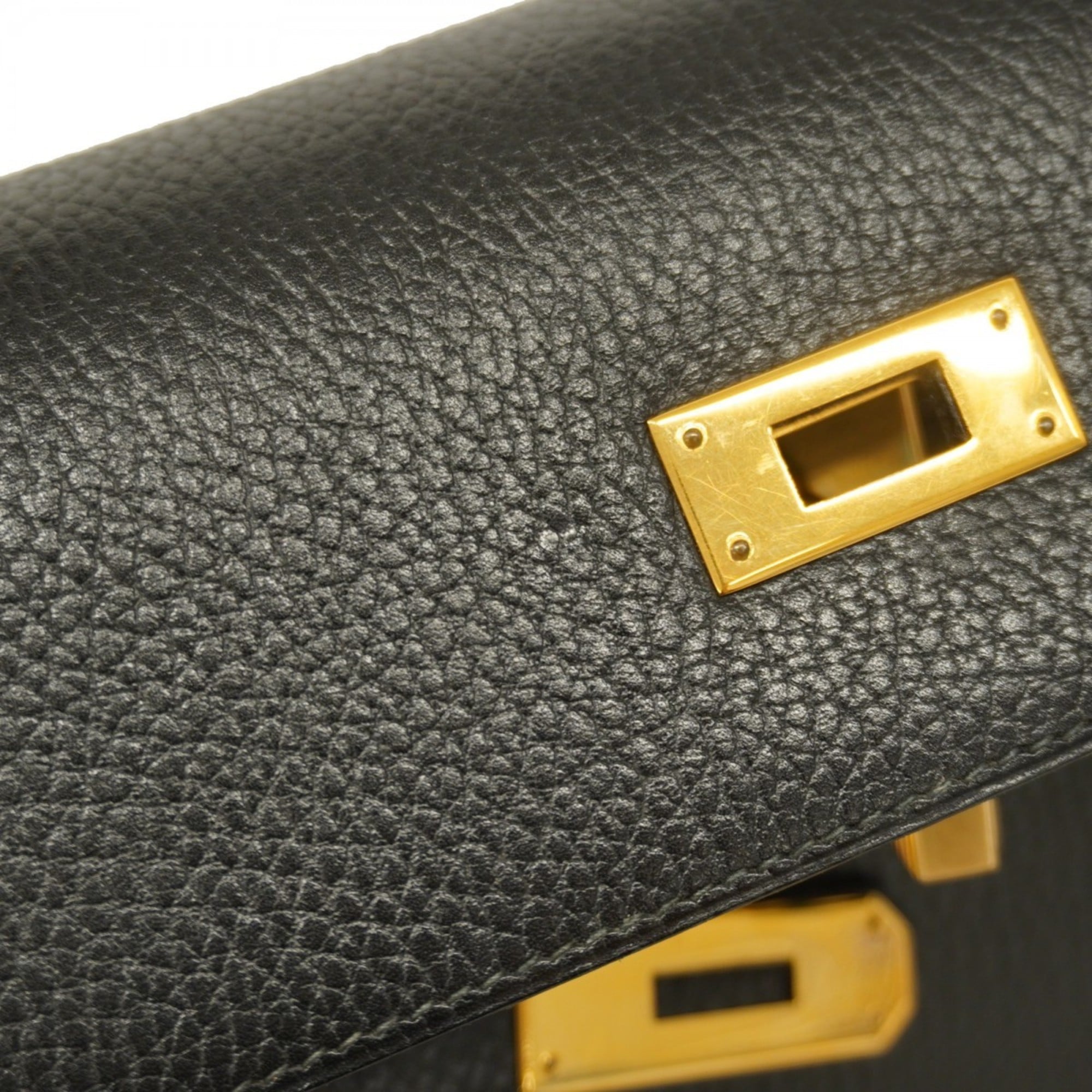 Hermes Black Ardennes Leather Handbag (Pre-Owned)
