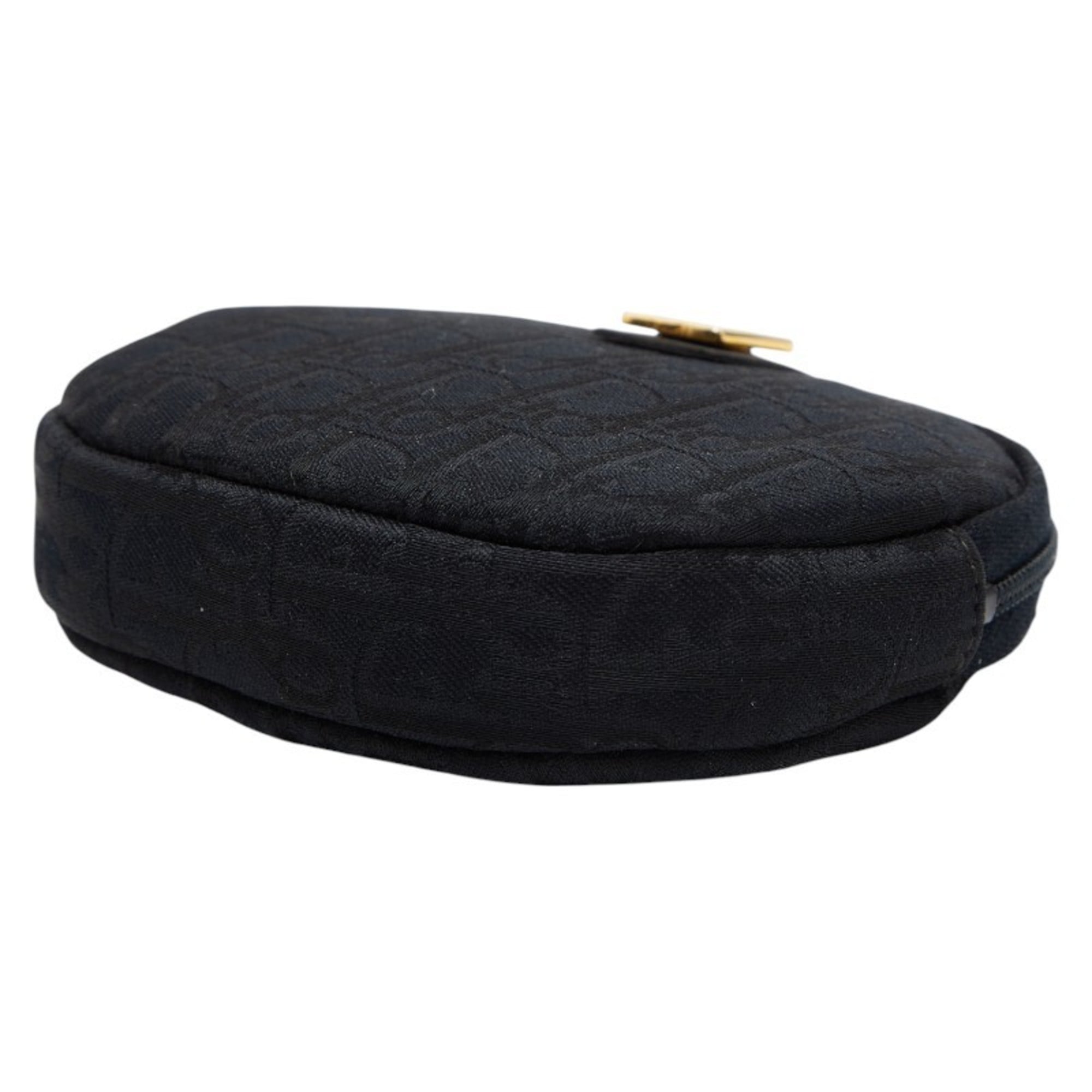 Christian Dior Black Canvas Coin Purse/Coin Case (Pre-Owned)