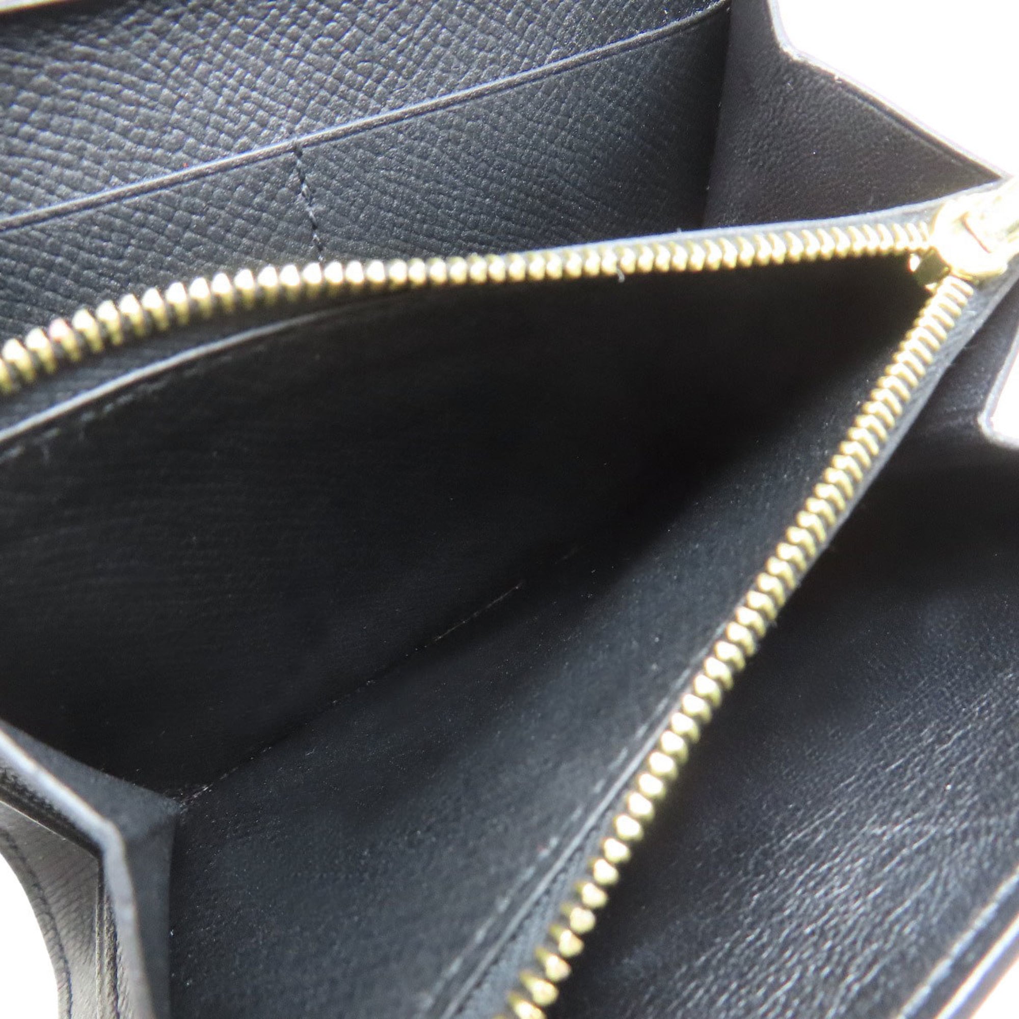 Hermes Black Epsom Leather Coin Purse/Coin Case (Pre-Owned)