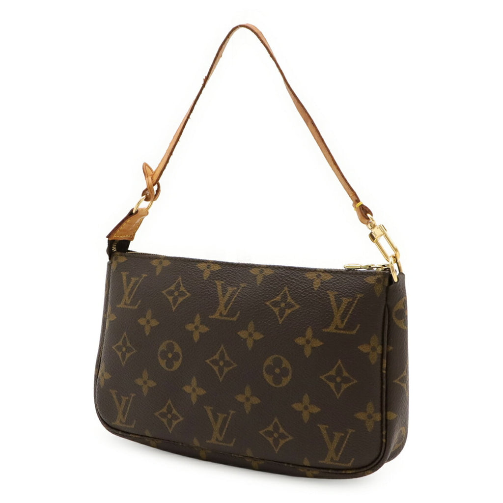 Louis Vuitton Brown Monogram Canvas Handbag Pochette (Pre-Owned)