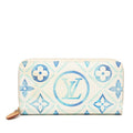 Louis Vuitton Blue White Pvc Long Wallet (Bi-Fold) (Pre-Owned)