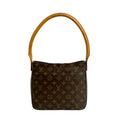 Louis Vuitton Brown Leather Shoulder Bag (Pre-Owned)