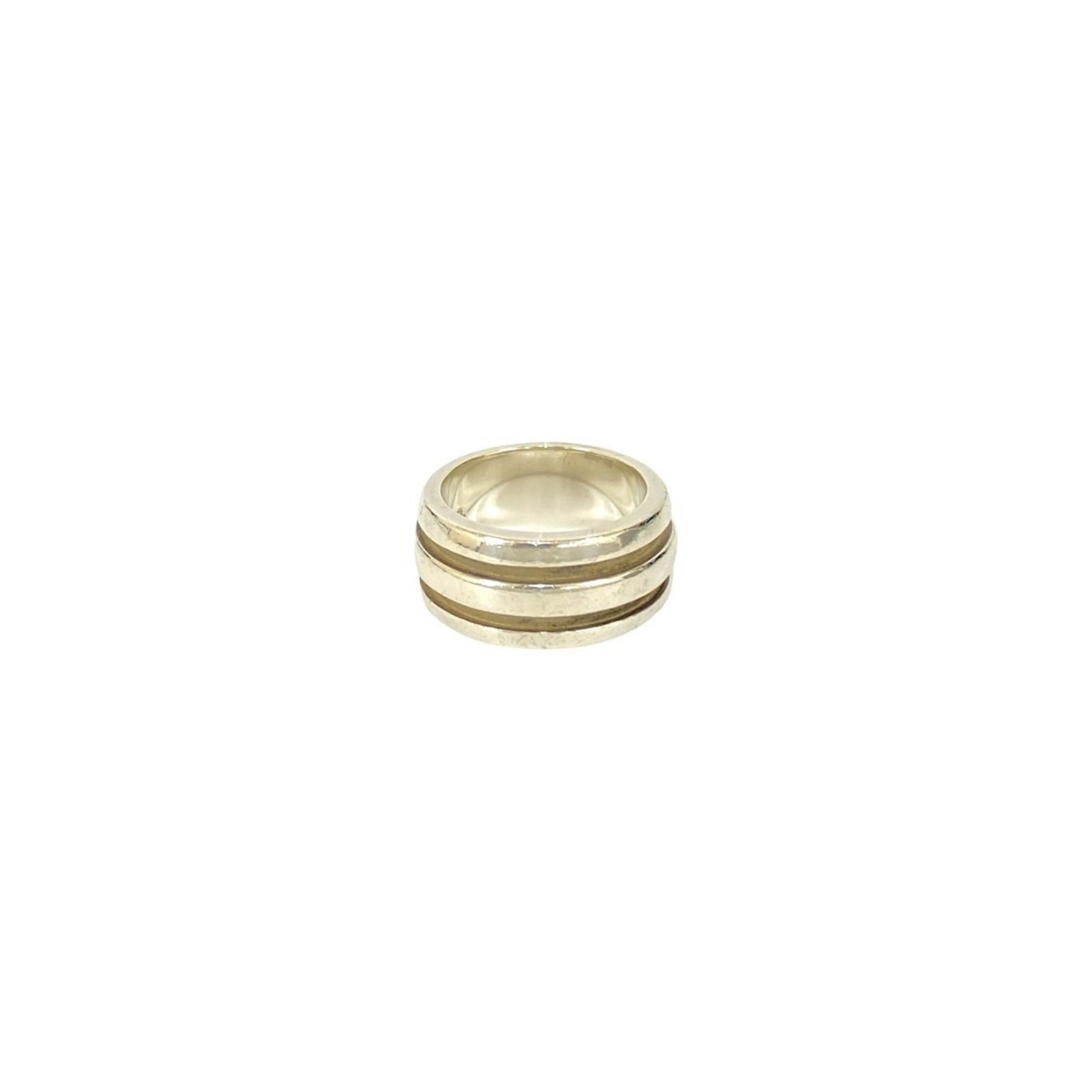 Tiffany Silver Silver 950 Band Ring (Pre-Owned)