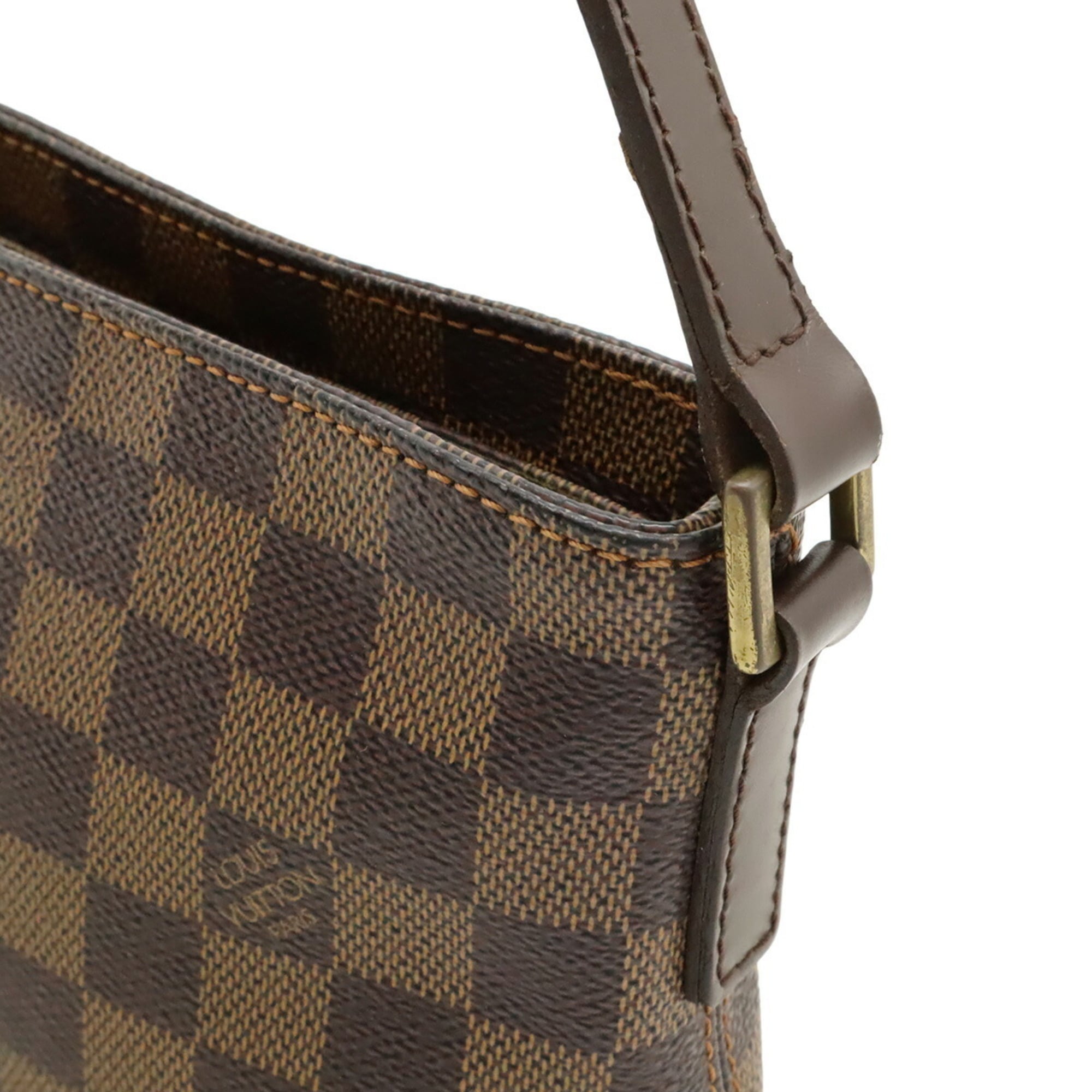 Louis Vuitton Brown Pvc Pochette Shoulder Bag (Pre-Owned)