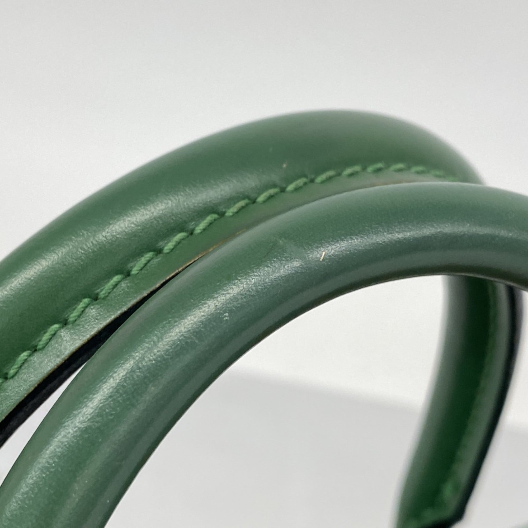 Louis Vuitton Borneo Green Handbag (Pre-Owned)