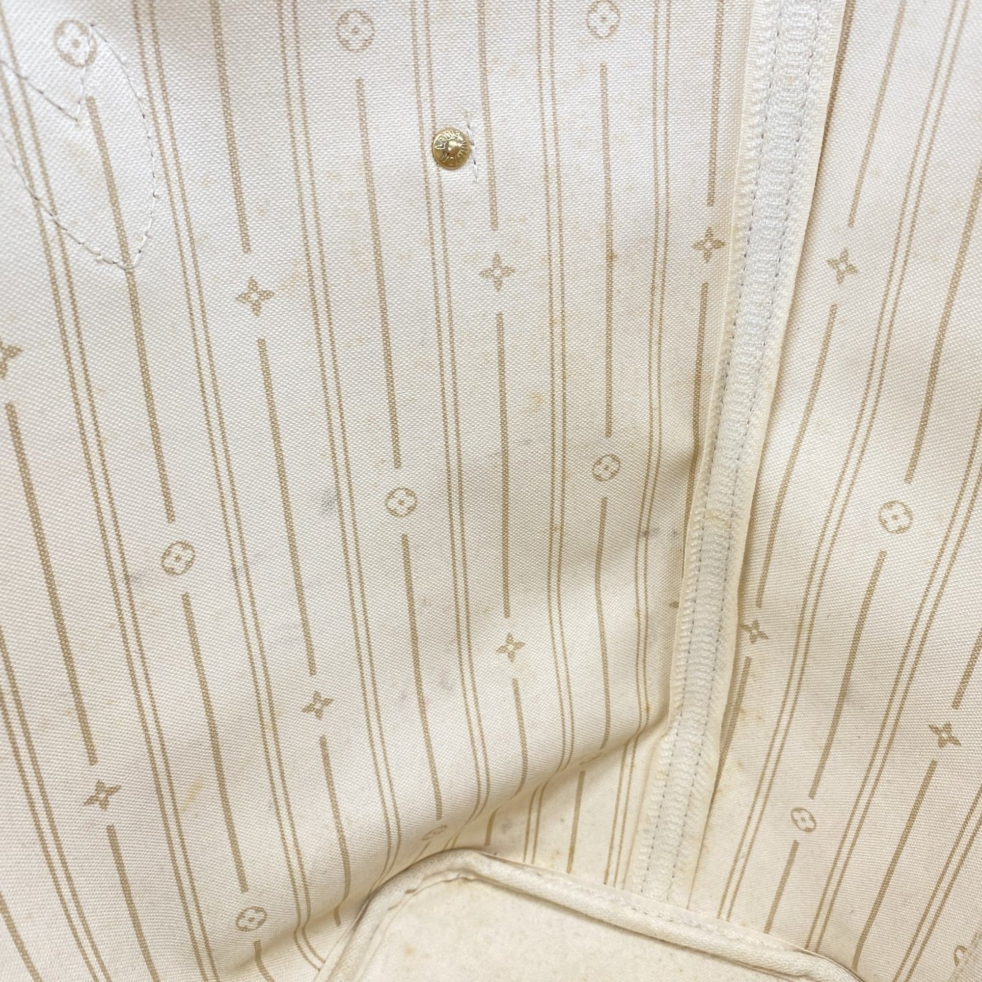 Louis Vuitton White Tote Bag (Pre-Owned)