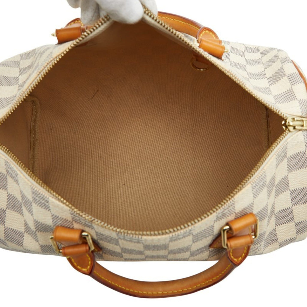 Louis Vuitton White Pvc Leather Boston Bag Handbag (Pre-Owned)