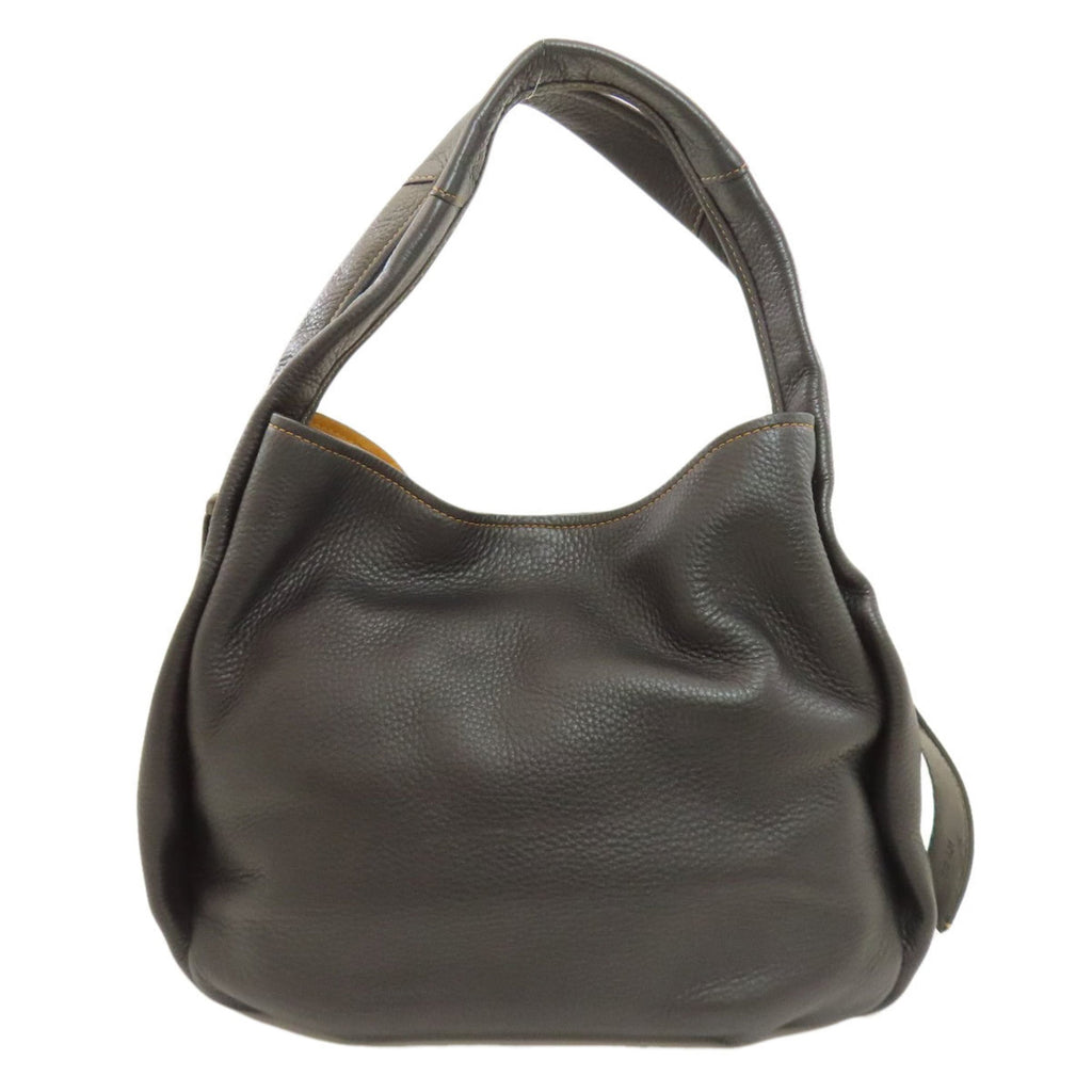 Coach Black Leather Tote Bag (Pre-Owned)