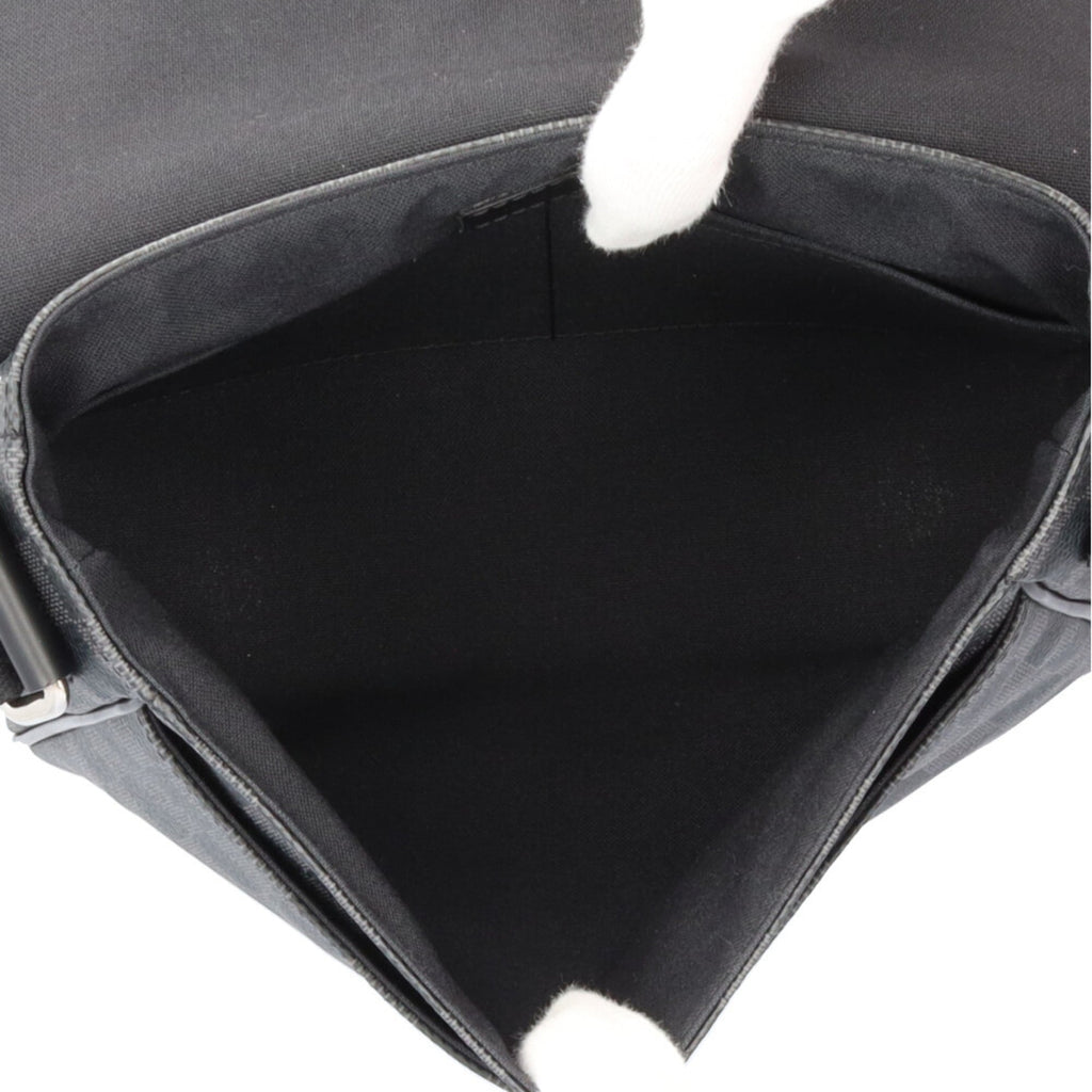 Louis Vuitton Black Gray Damier Graphite Shoulder Bag (Pre-Owned)