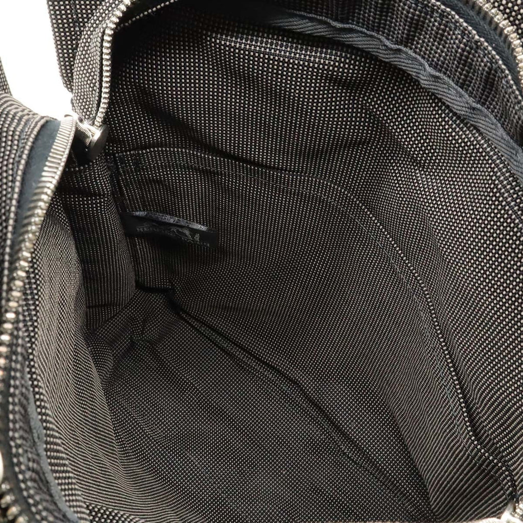 Hermes Her Line Gray Canvas Backpack (Pre-Owned)