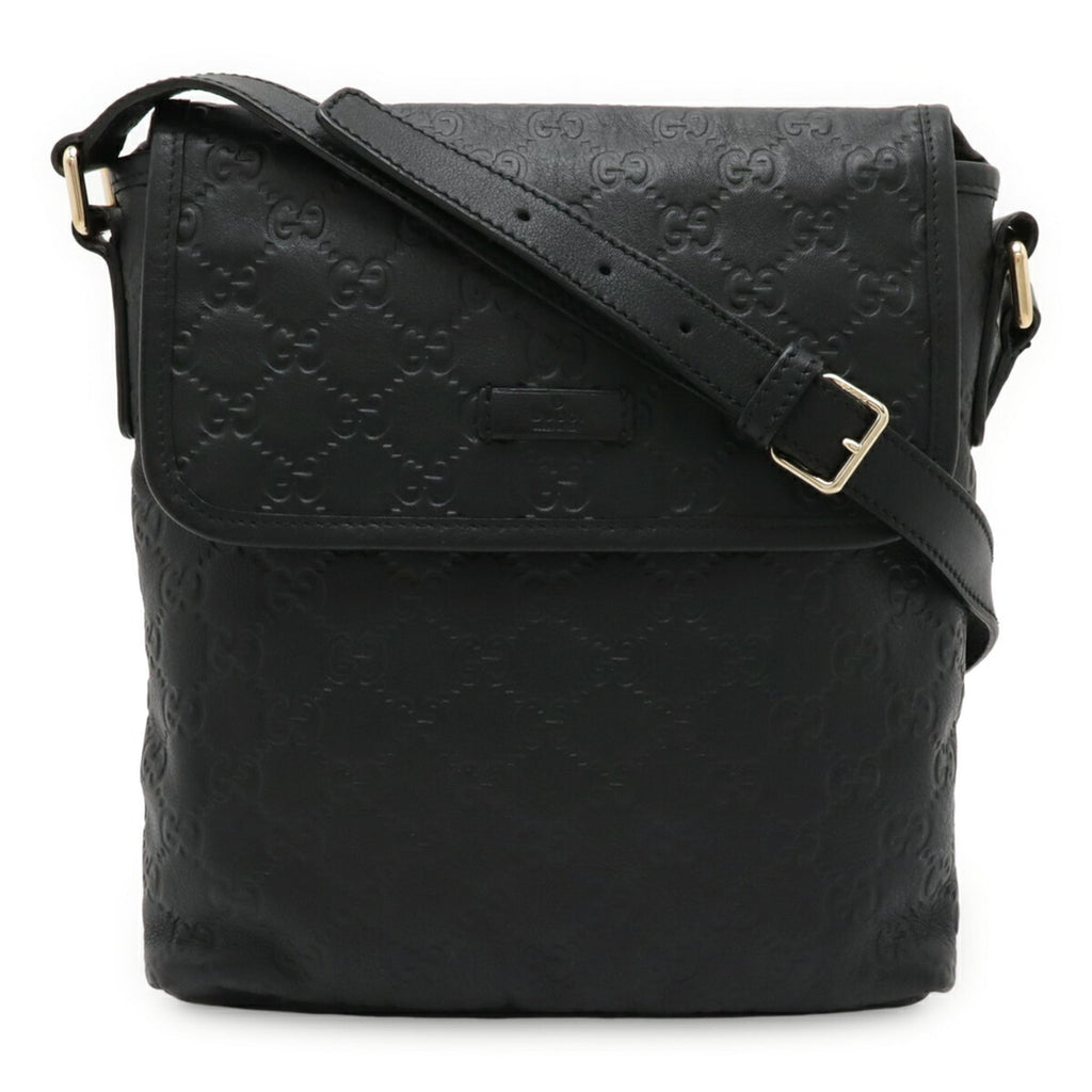 Gucci Black Leather Shoulder Bag (Pre-Owned)