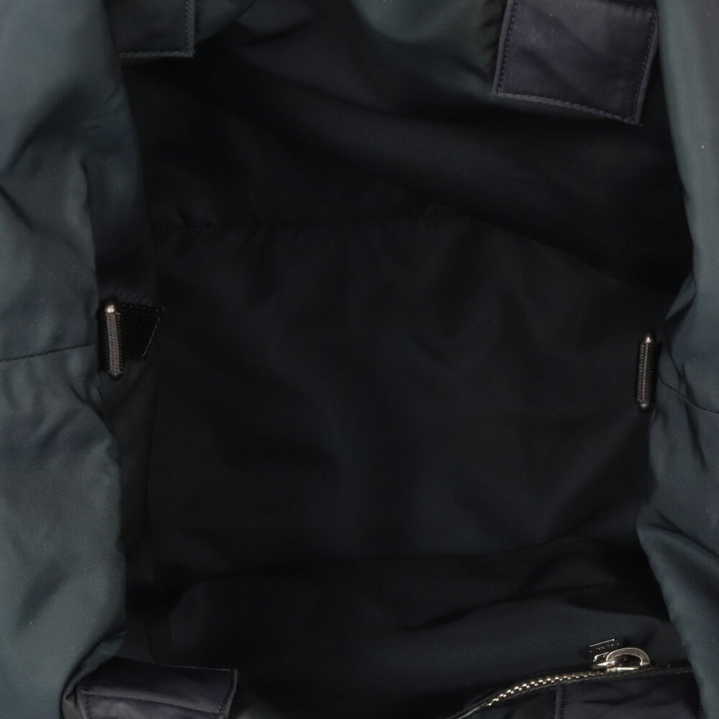 Prada Black Navy Nylon Shoulder Bag (Pre-Owned)