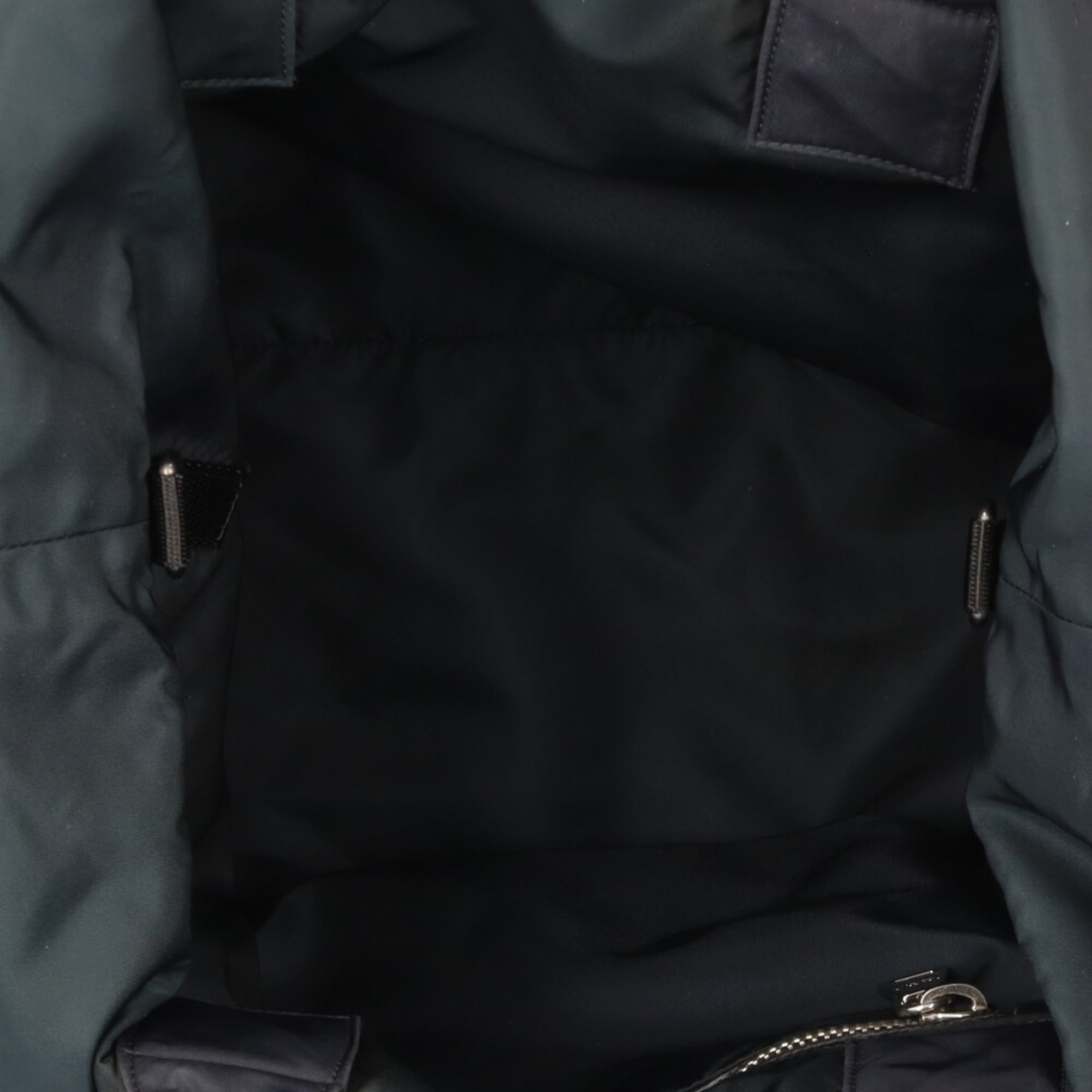 Prada Black Navy Nylon Shoulder Bag (Pre-Owned)