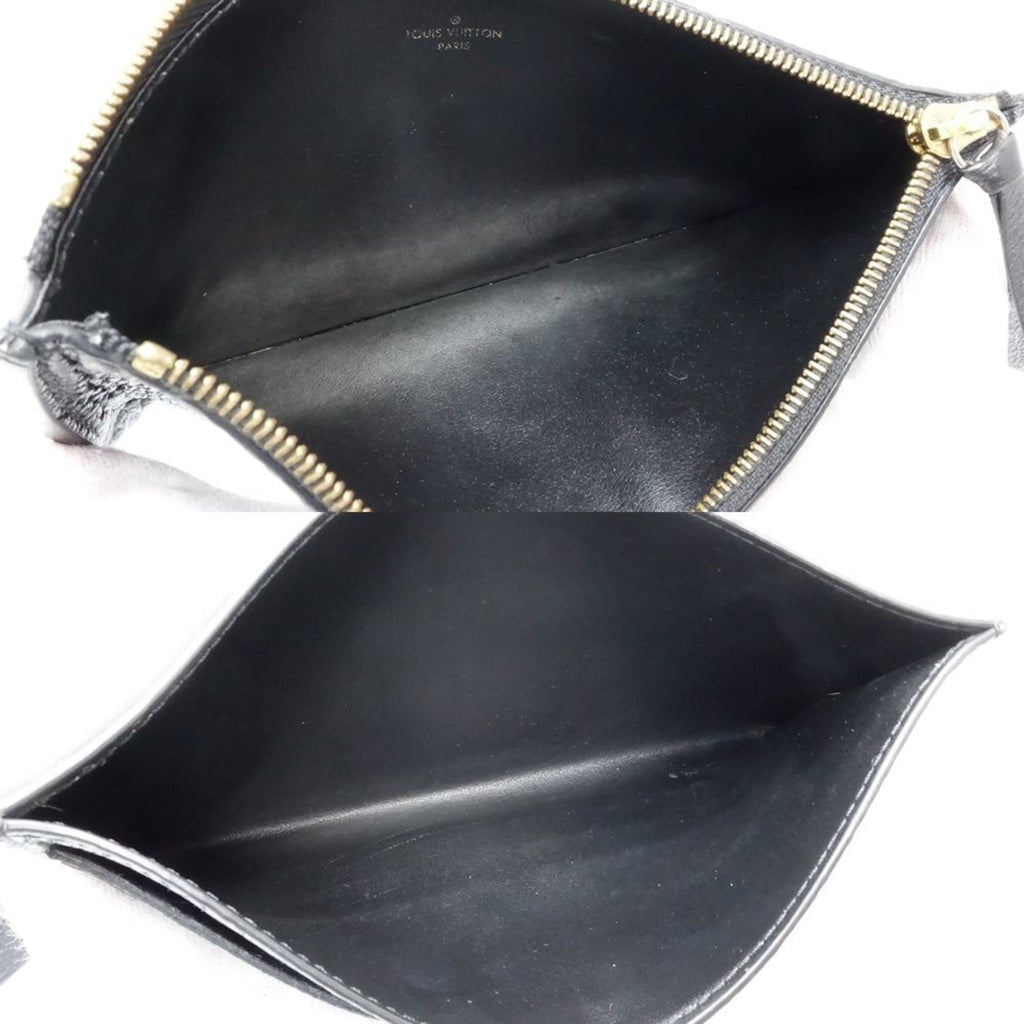 Louis Vuitton Noir Monogram Empreinte Chain/Shoulder Wallet (Pre-Owned)