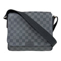 Louis Vuitton Black Gray Damier Graphite Shoulder Bag (Pre-Owned)