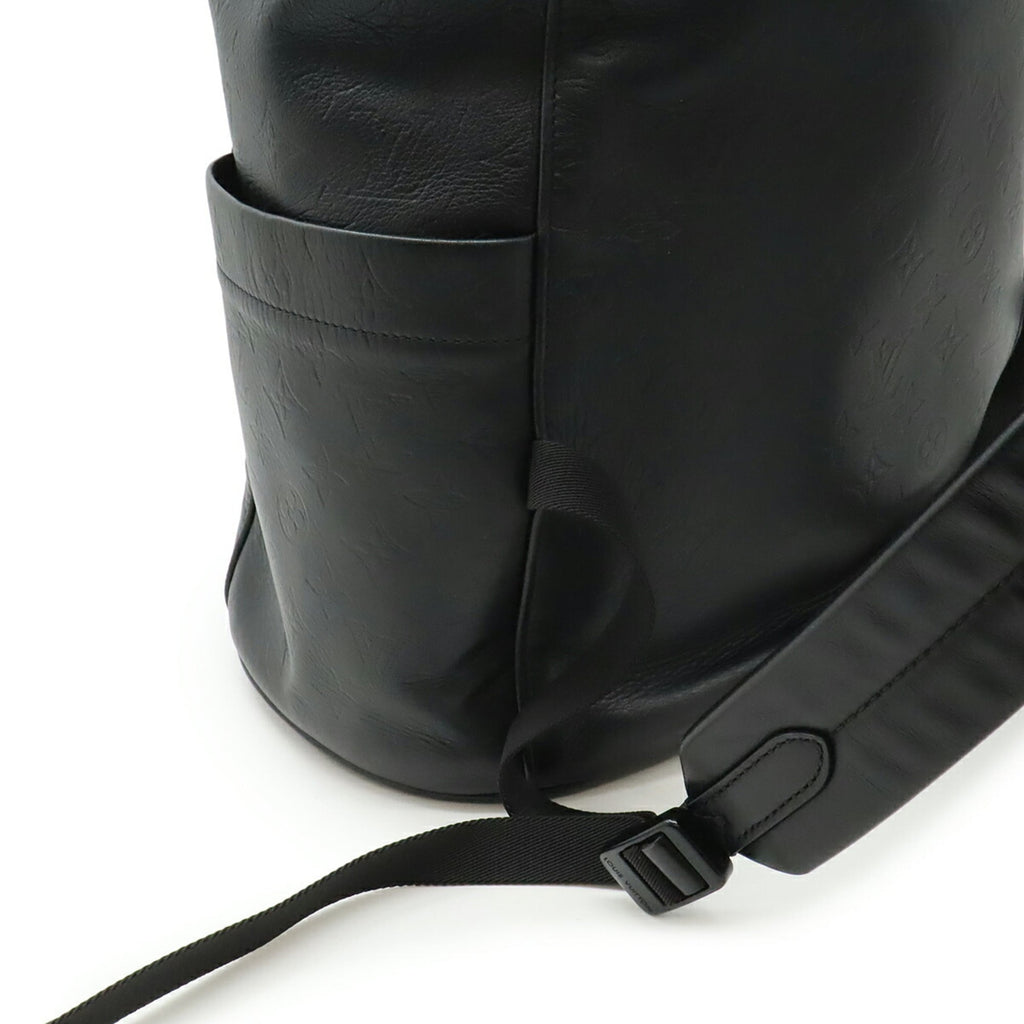 Louis Vuitton Monogram Shadow Black Noir Monogram Shadow Backpack (Pre-Owned)
