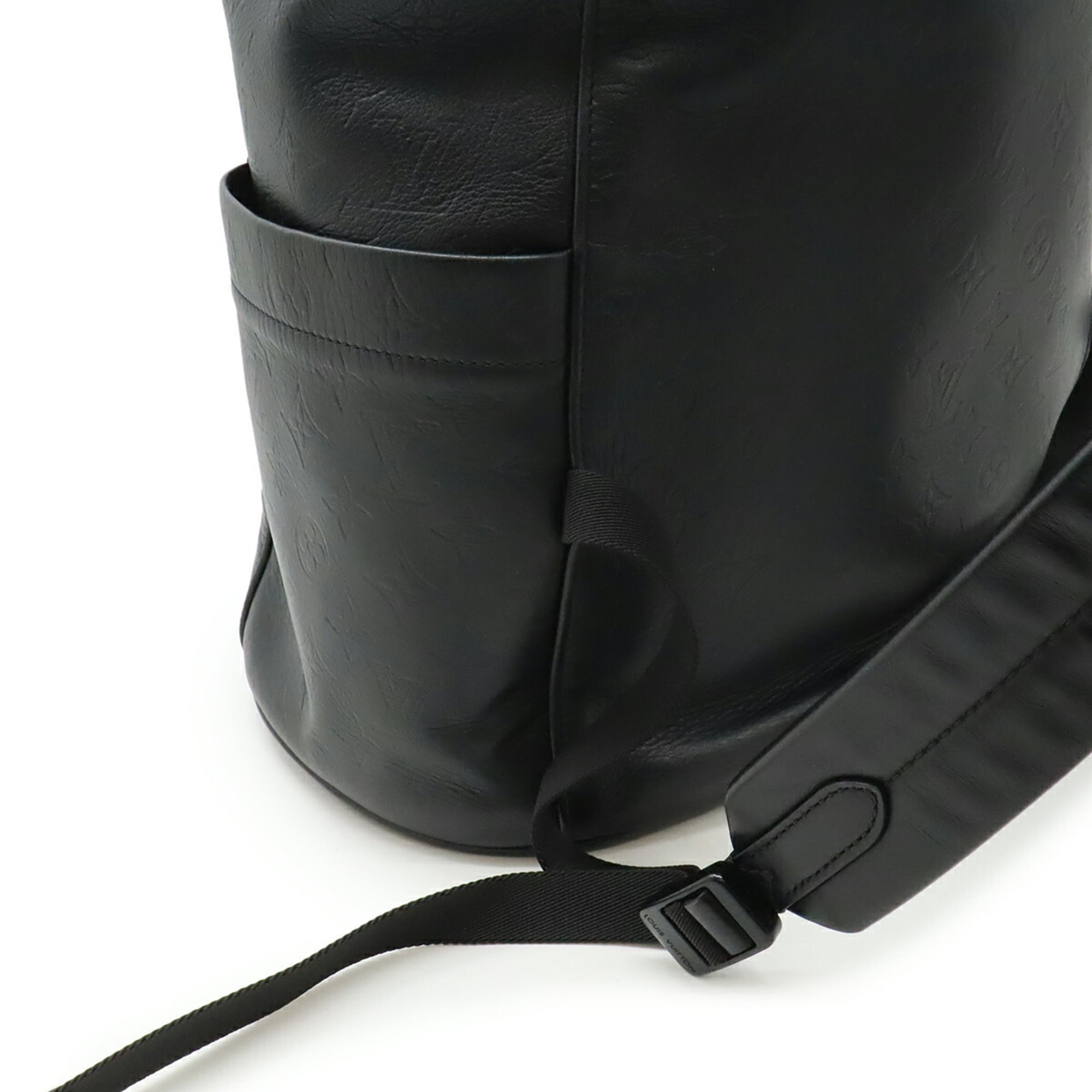 Louis Vuitton Monogram Shadow Black Noir Monogram Shadow Backpack (Pre-Owned)