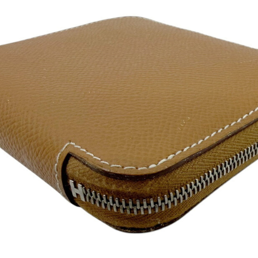 Hermes Gold Epsom Leather Coin Purse/Coin Case (Pre-Owned)