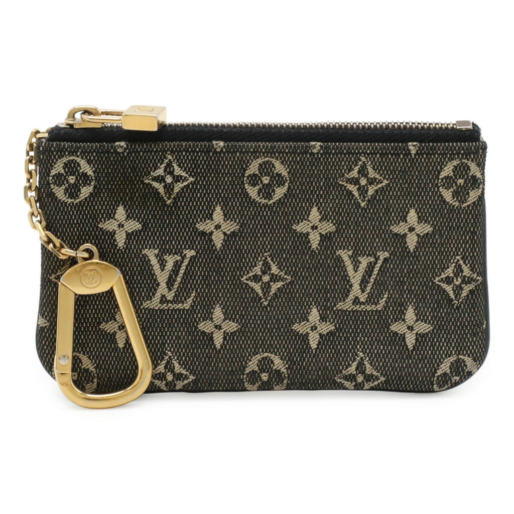 Louis Vuitton Noir Canvas Coin Purse/Coin Case (Pre-Owned)