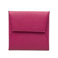 Hermes Rose Purple Chevre Leather Coin Purse/Coin Case (Pre-Owned)