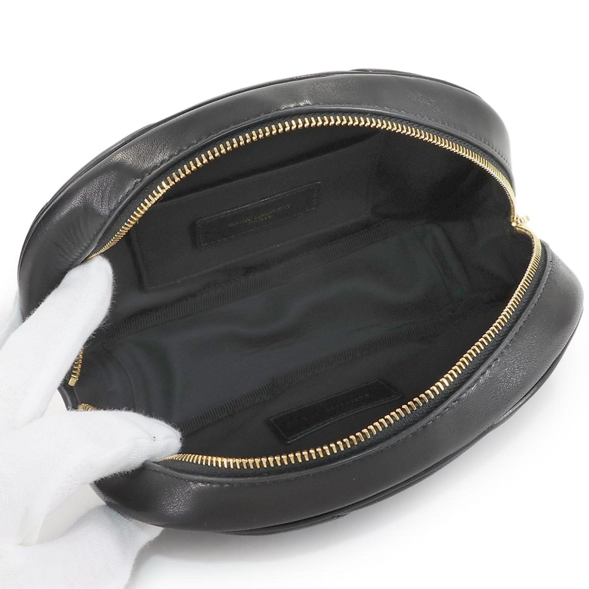 Saint Laurent Black Leather Pouch (Pre-Owned)
