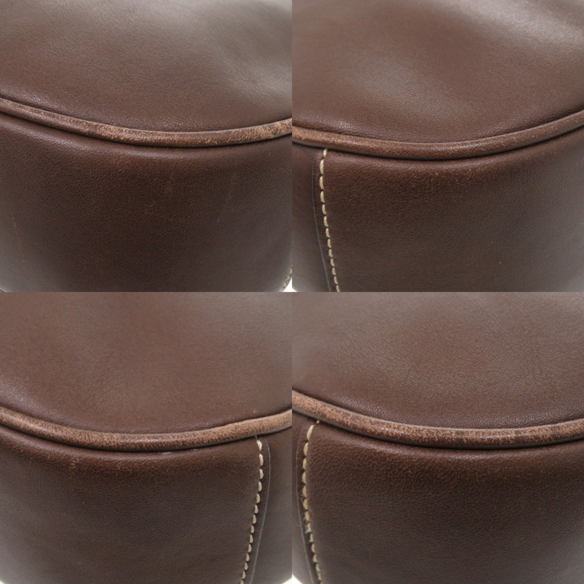 Coach Brown Leather Shoulder Bag (Pre-Owned)