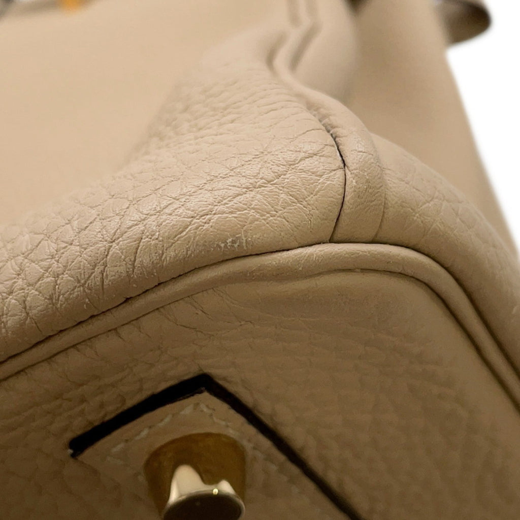 Hermes Birkin Gold Togo Leather Handbag (Pre-Owned)