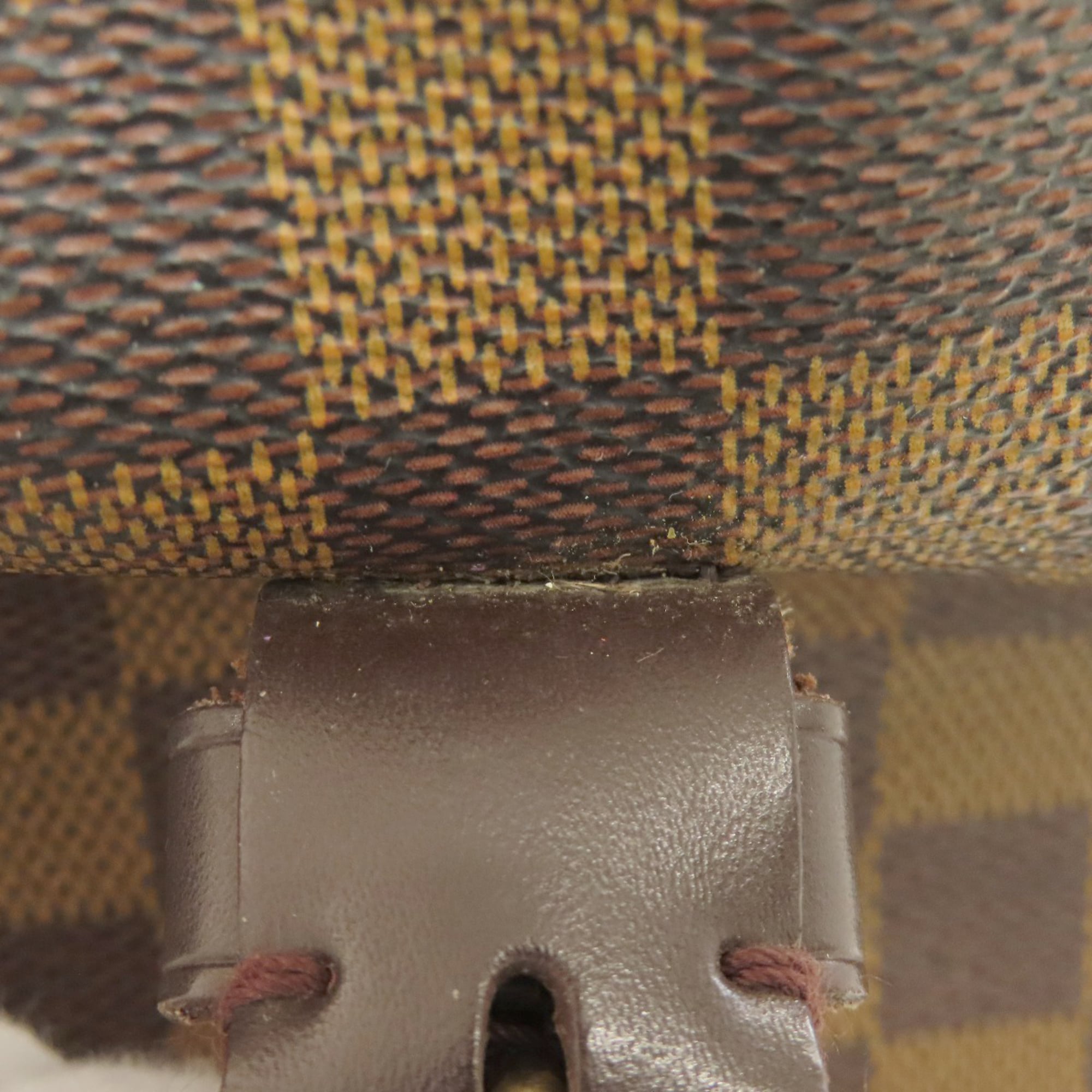 Louis Vuitton Damier Canvas Ebene Damier Canvas Backpack (Pre-Owned)