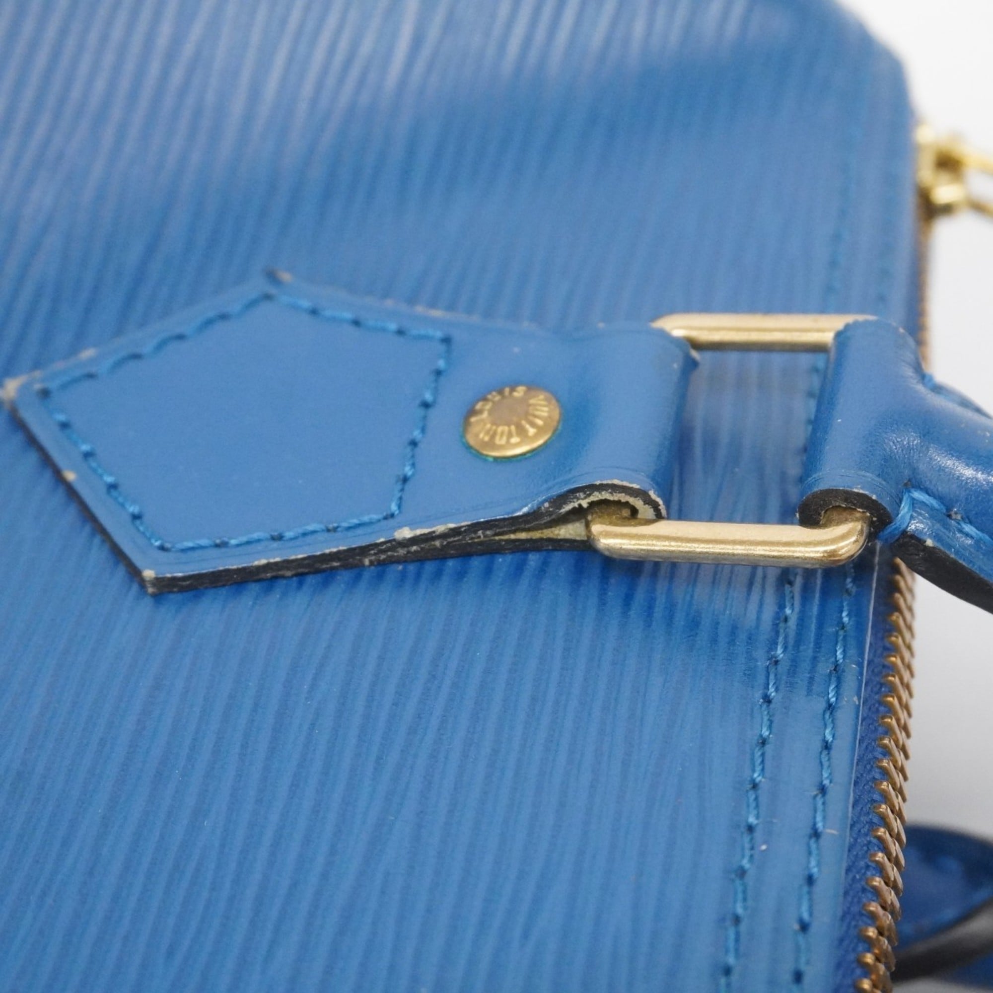 Louis Vuitton Toledo Blue Handbag (Pre-Owned)