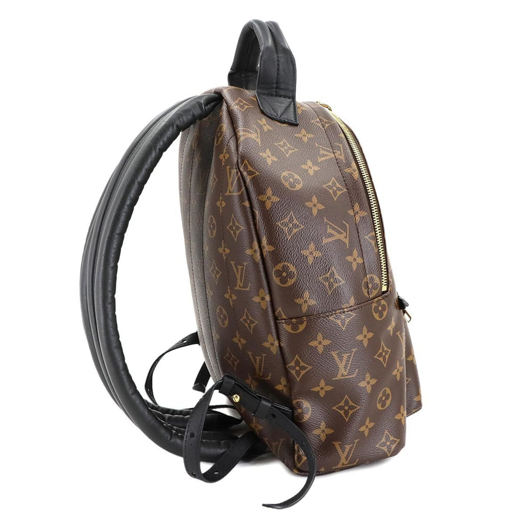 Louis Vuitton Brown Monogram Noir Monogram Leather Backpack (Pre-Owned)