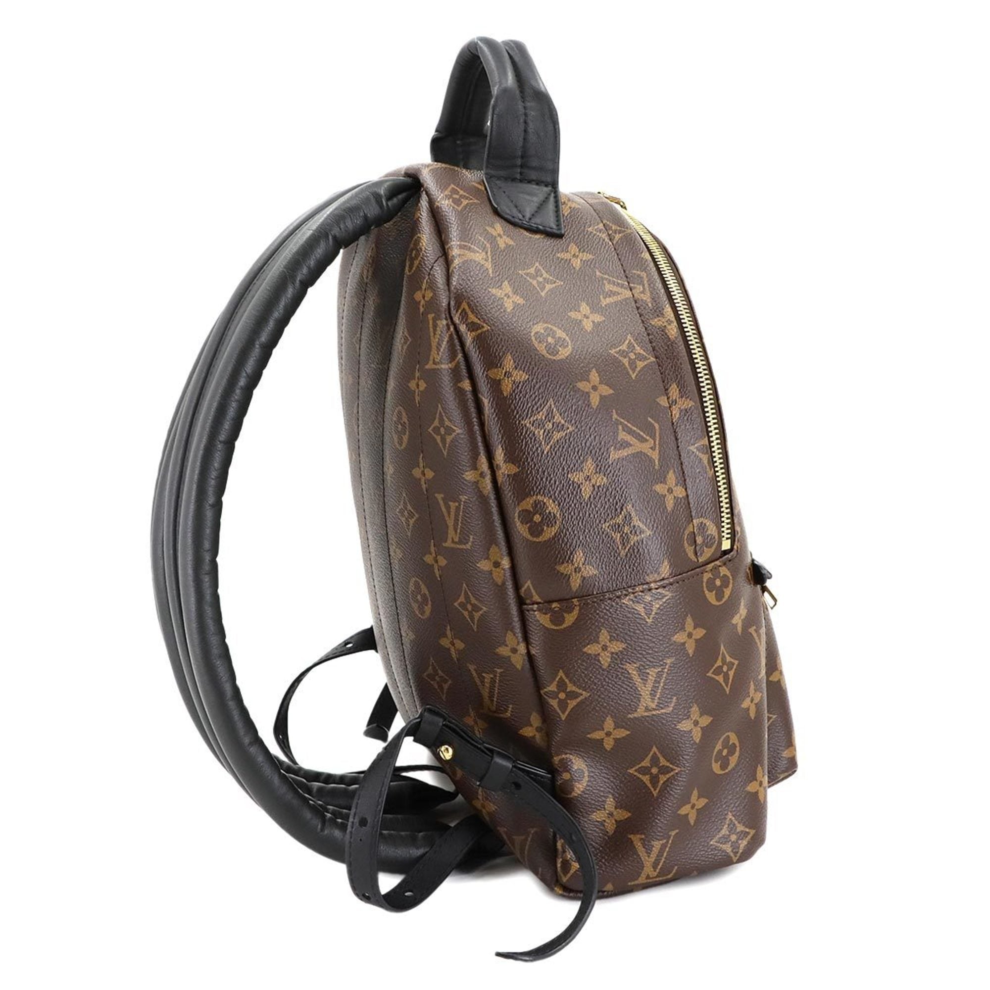 Louis Vuitton Brown Monogram Noir Monogram Leather Backpack (Pre-Owned)