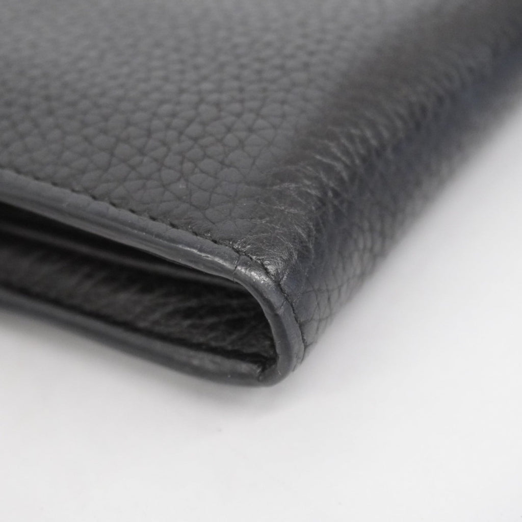 Gucci Black Leather Long Wallet (Bi-Fold) (Pre-Owned)