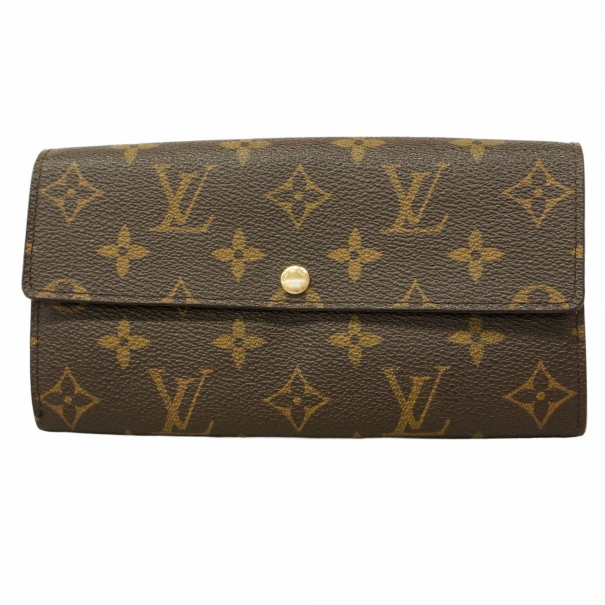 Louis Vuitton Brown Long Wallet (Bi-Fold) (Pre-Owned)