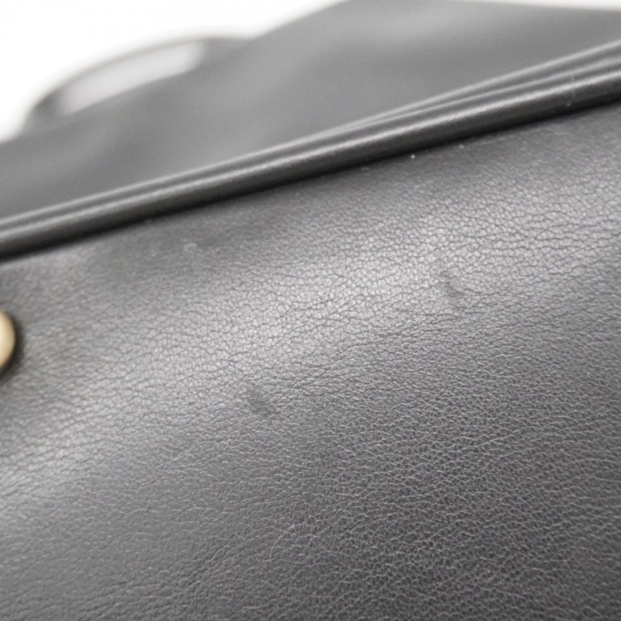 Chanel Black Leather Tote Bag (Pre-Owned)
