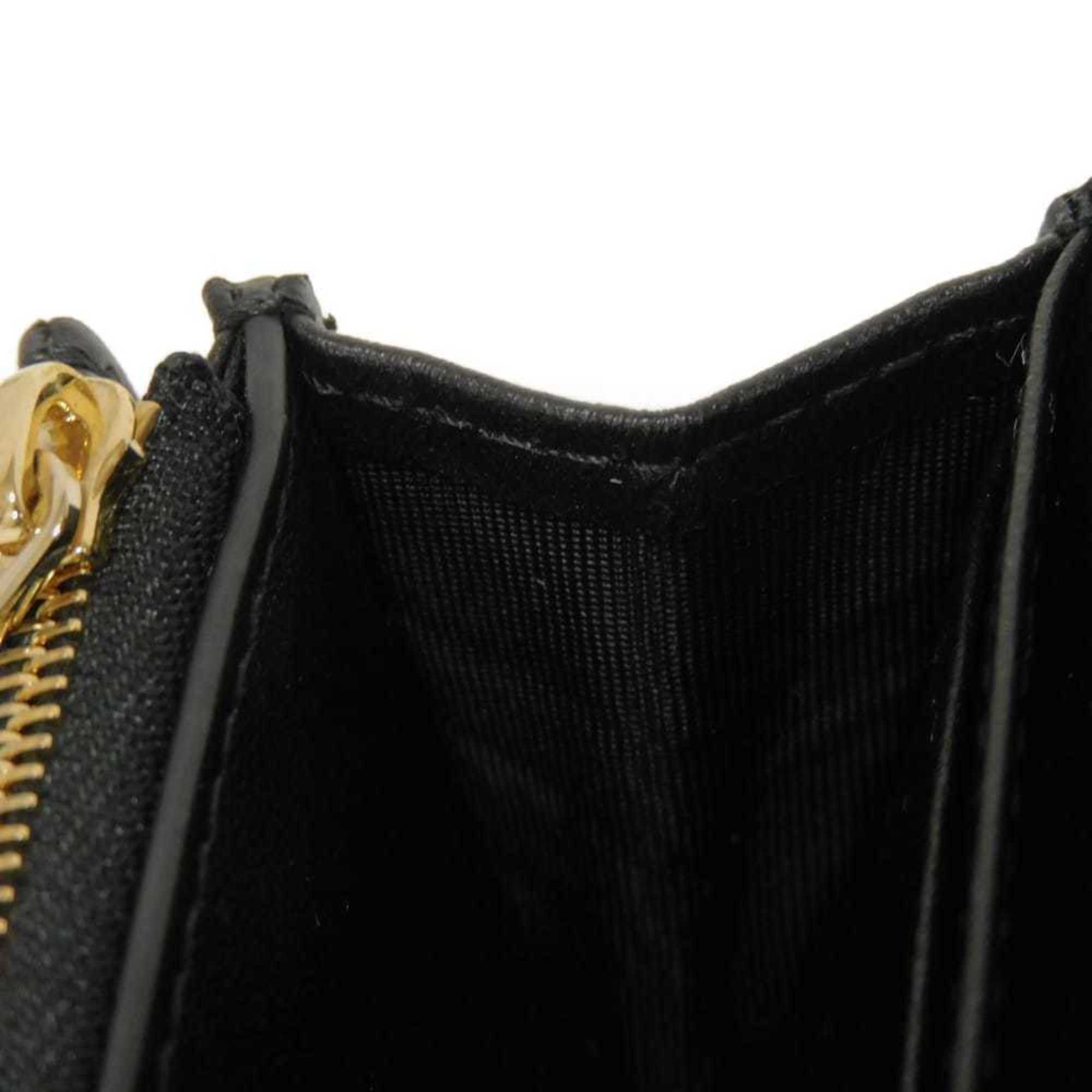 Christian Dior Black Leather Wallet (Bi-Fold) (Pre-Owned)