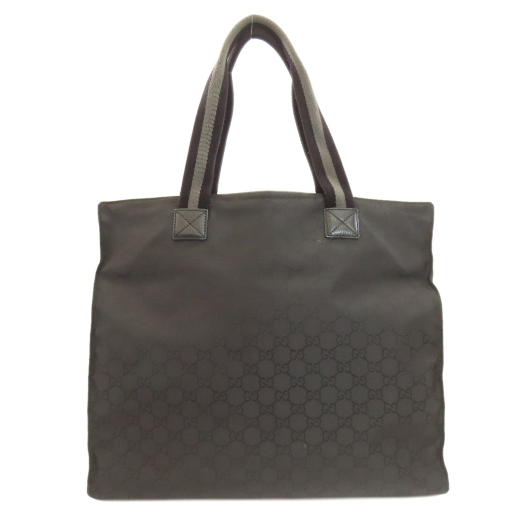 Gucci Black Nylon Tote Bag (Pre-Owned)