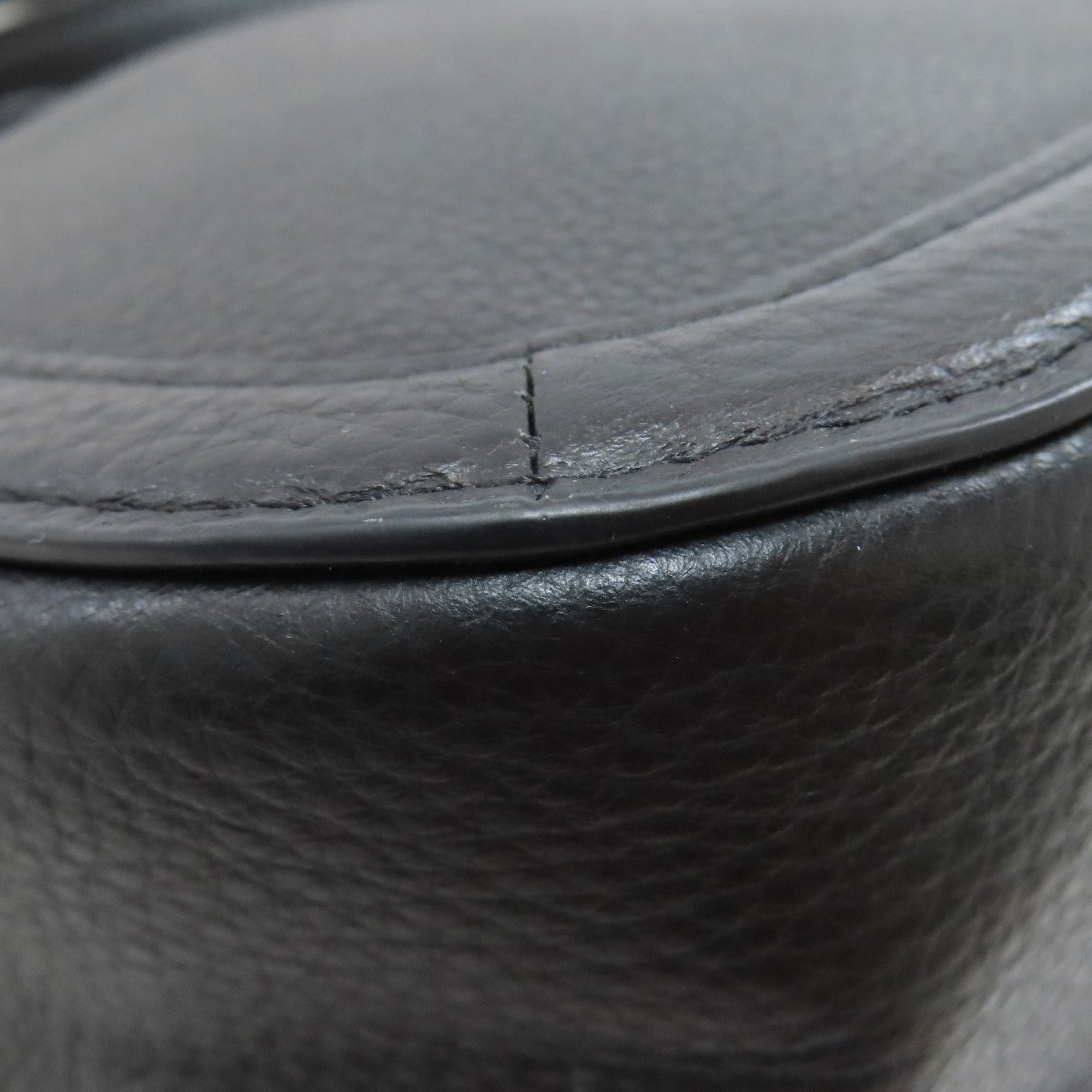 Coach Black Leather Saddle Bag Shoulder Bag (Pre-Owned)