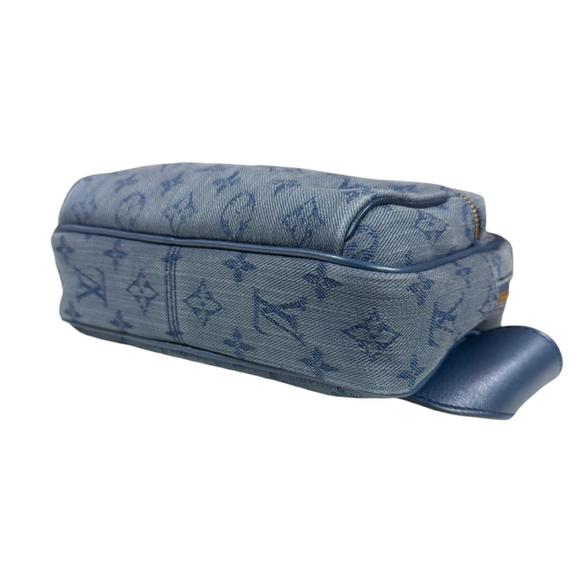 Louis Vuitton Monogram Denim Blue Monogram Denim Sling Bag (Pre-Owned)