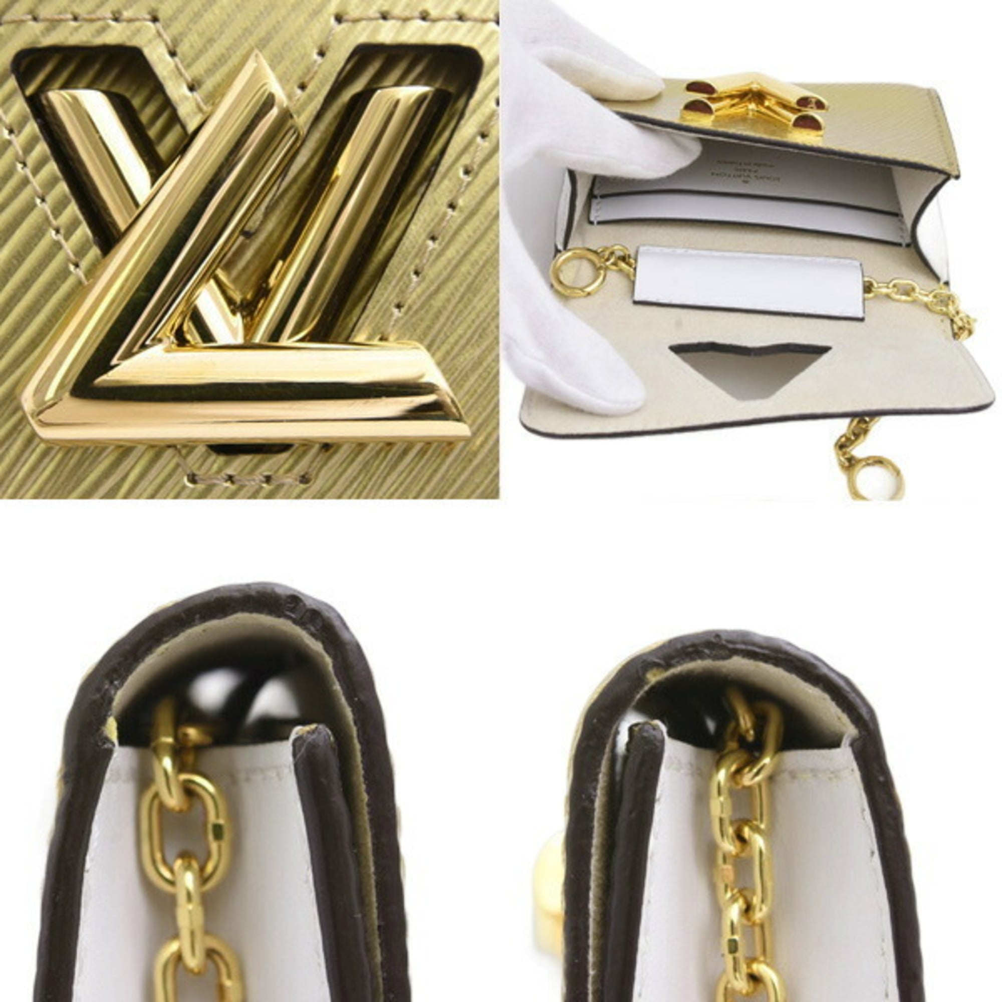 Louis Vuitton Epi White Epi Leather Shoulder Bag (Pre-Owned)