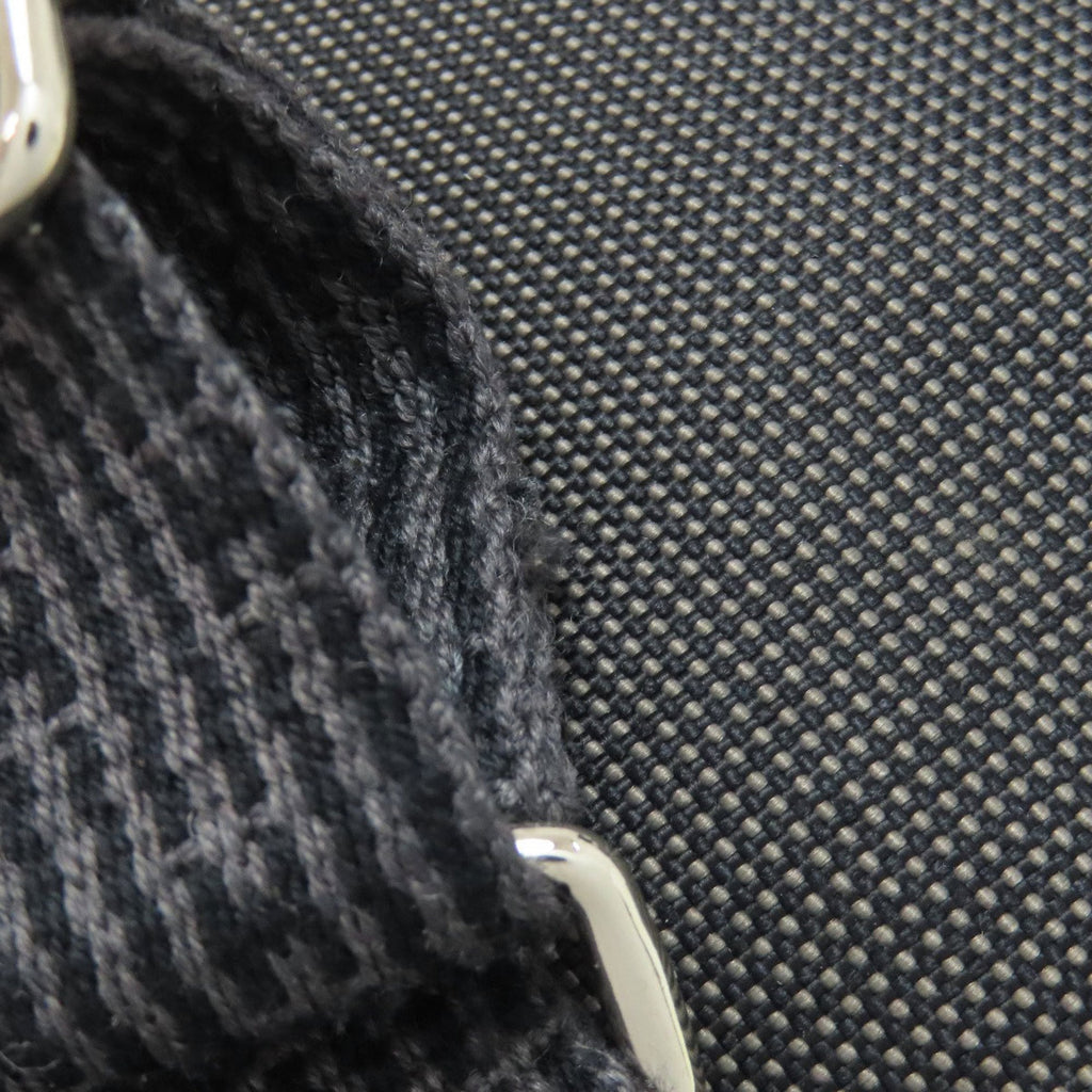 Hermes Gray Canvas Backpack (Pre-Owned)